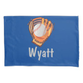 Blue Baseball Bedtime Prayer Persoonlijk Kussensloop (Voorkant)