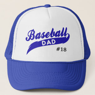 Blue Baseball Pap Player Number Trucker Pet