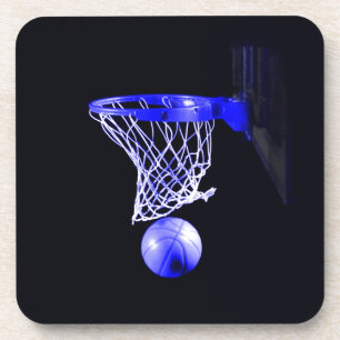 Blue Basketball Bier Onderzetter