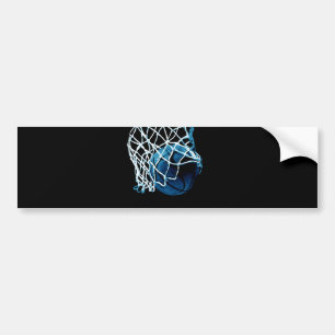 Blue Basketball Bumpersticker