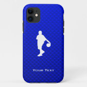 Blue Basketball Case-Mate iPhone Case (Achterkant)