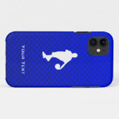Blue Basketball Case-Mate iPhone Case (Achterkant (horizontaal))