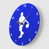 Blue Basketball Grote Klok (Hoek)