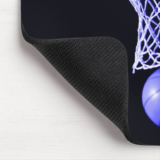 Blue Basketball Muismat (Hoek)