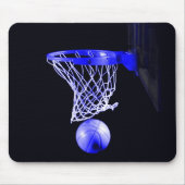 Blue Basketball Muismat (Voorkant)