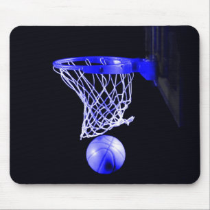 Blue Basketball Muismat