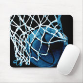 Blue Basketball Muismat (Met muis)