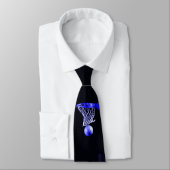Blue Basketball Neckwear Stropdas (Gebonden)
