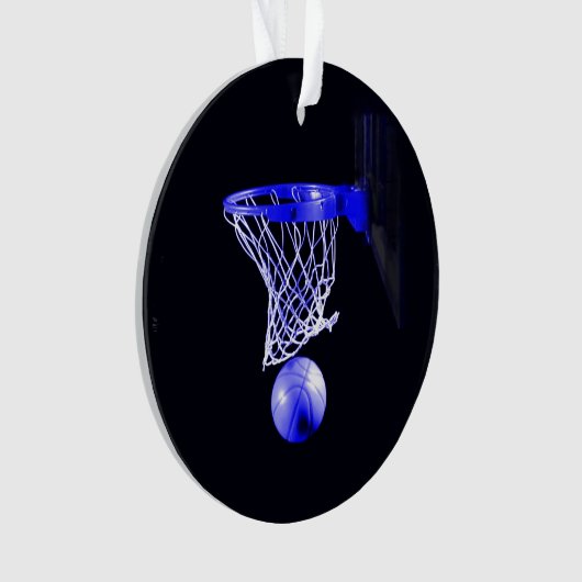 Blue Basketball Ornament (voorkant)