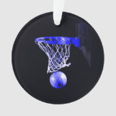 Blue Basketball Ornament (voorkant)