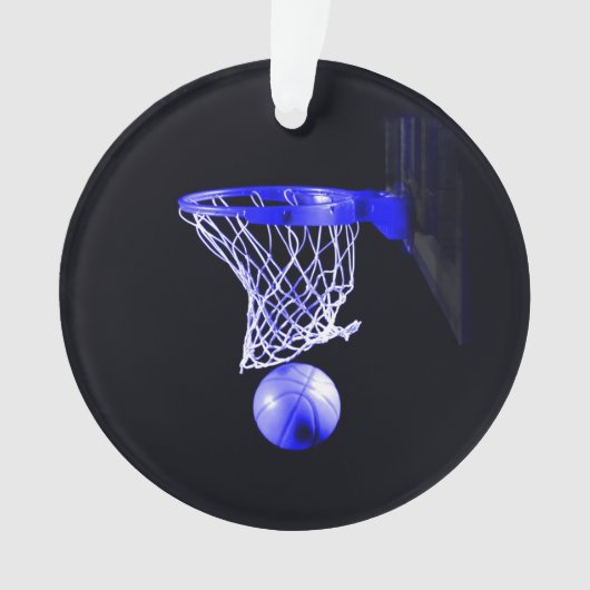 Blue Basketball Ornament (voorkant)
