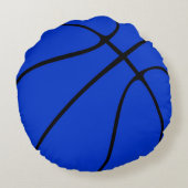 Blue Basketball  Player Name of Team Rond Kussen (Achterkant)