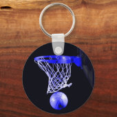 Blue Basketball Sleutelhangers (Voorkant)