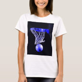 Blue Basketball T-shirt (Voorkant)