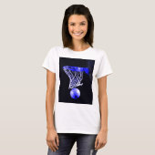Blue Basketball T-shirt (Voorkant volledig)