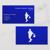 Blue Basketball Visitekaartje (Voorkant / Achterkant)