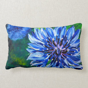 Blue Batchelor Button Pillow Kussen