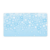 Blue Bath Bubbles Etiket (Voorkant)