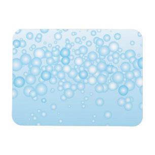 Blue Bath Bubbles Magneet
