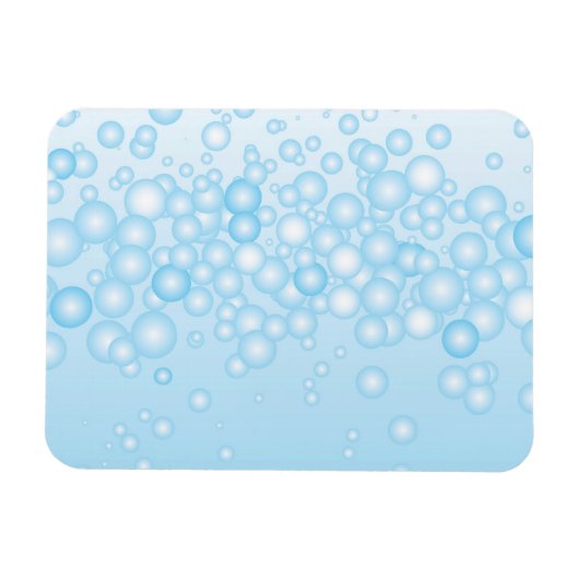 Blue Bath Bubbles Magneet (Horizontaal)