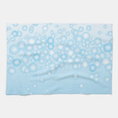 Blue Bath Bubbles Theedoek (Horizontaal)