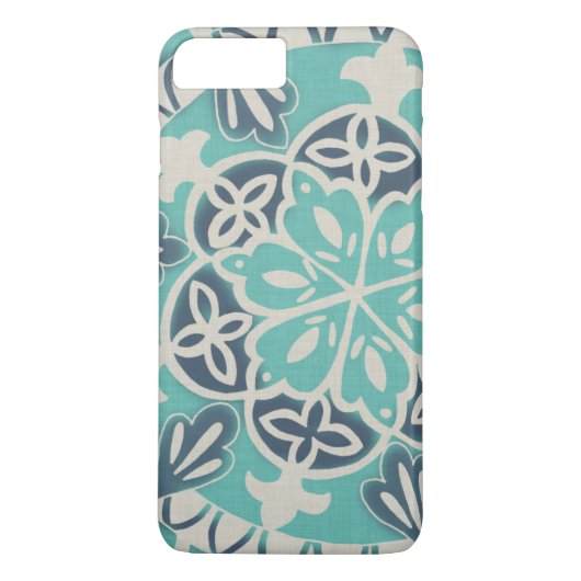 Blue Batik Tile I Case-Mate iPhone Case (Achterkant)