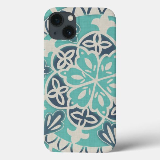 Blue Batik Tile I Case-Mate iPhone Case (Achterkant)