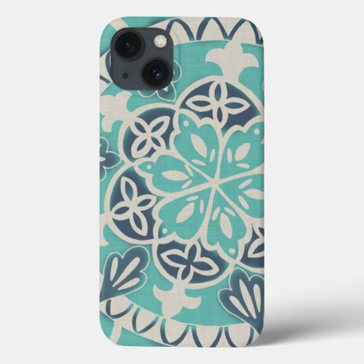 Blue Batik Tile I Case-Mate iPhone Case (Achterkant)