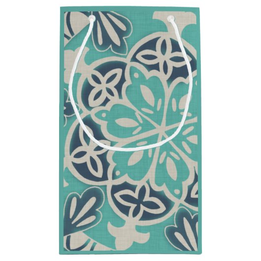 Blue Batik Tile I Klein Cadeauzakje (Achterkant)