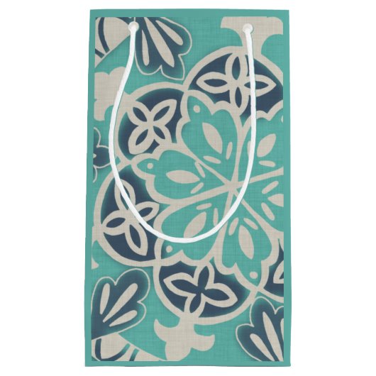 Blue Batik Tile I Klein Cadeauzakje (Voorkant)