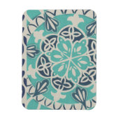 Blue Batik Tile I Magneet (Verticaal)