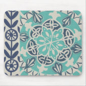 Blue Batik Tile I Muismat (Voorkant)
