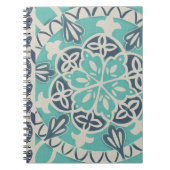 Blue Batik Tile I Notitieboek (Voorkant)