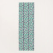Blue Batik Tile I Yogamat (Achterkant)