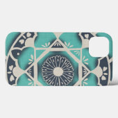 Blue Batik Tile II Case-Mate iPhone Case (Achterkant (horizontaal))