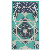 Blue Batik Tile II Klein Cadeauzakje (Achterkant)