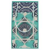 Blue Batik Tile II Klein Cadeauzakje (Voorkant)