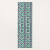 Blue Batik Tile II Yogamat (Achterkant)