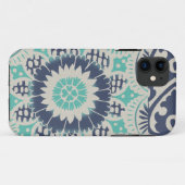 Blue Batik Tile III Case-Mate iPhone Case (Achterkant (horizontaal))