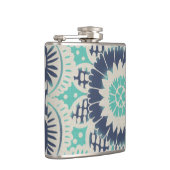 Blue Batik Tile III Heupfles (Rechts)