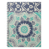 Blue Batik Tile III Notitieboek (Voorkant)