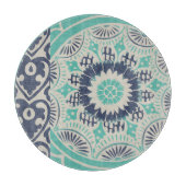 Blue Batik Tile III Snijplank (Voorkant)