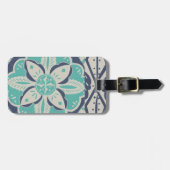 Blue Batik Tile IV Bagagelabel (Voorkant horizontaal)