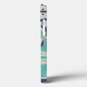 Blue Batik Tile IV Case-Mate iPhone Case (Achterkant / Links)