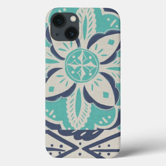 Blue Batik Tile IV Case-Mate iPhone Case (Achterkant)
