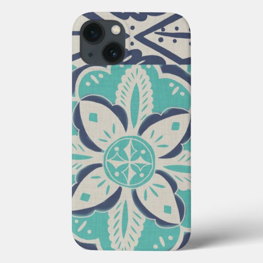 Blue Batik Tile IV Case-Mate iPhone Case (Achterkant)
