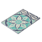 Blue Batik Tile IV Notitieboek (Linkerzijde)