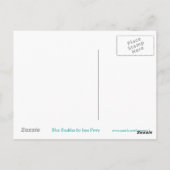 Blue Baubles briefkaart (Achterkant)