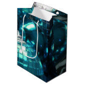 Blue Baubles cadeaubon medium Medium Cadeauzakje (Voorkant Gekanteld)