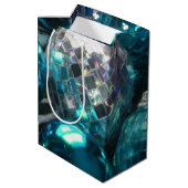 Blue Baubles cadeaubon medium Medium Cadeauzakje (Achterkant Gekanteld)